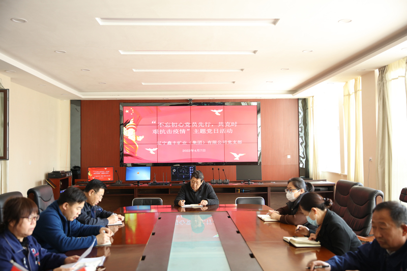 主題黨日“不忘初心黨員先行，共克時(shí)艱抗擊疫情”——鑫豐集團(tuán)黨支部開展主題黨日活動(dòng)